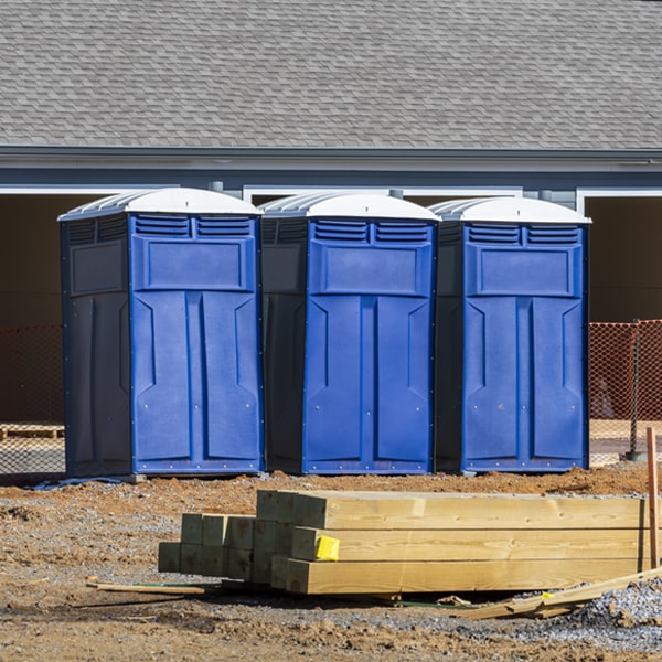 are there any restrictions on what items can be disposed of in the porta potties in Harrells NC